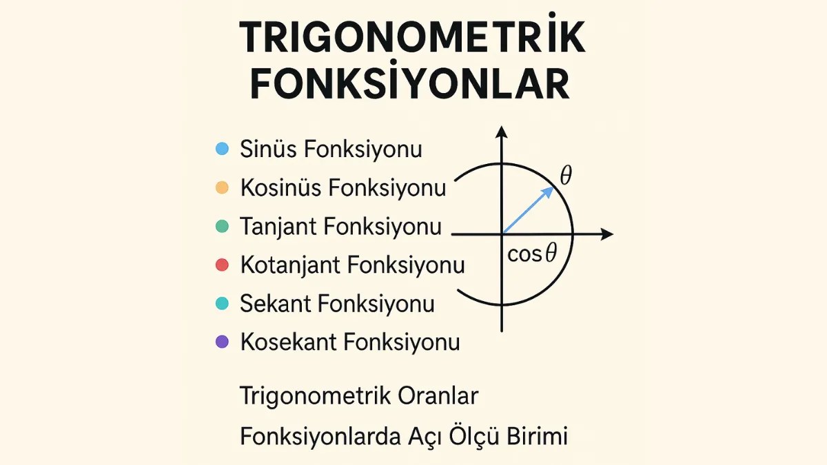 11. Sınıf Matematik Trigonometrik Fonksiyonlar